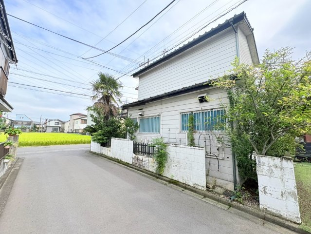 川越市山田　建築条件なし売地　西武新宿線『本川越駅』バス8分　【山田小学区】の前面道路含む現地写真