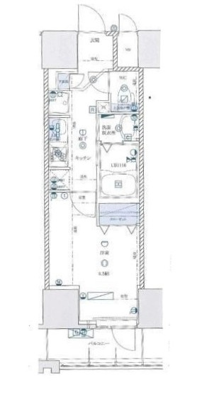RisingplaceKameidoの間取り|間取りです。