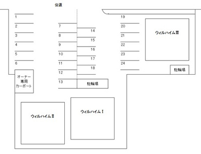 【区画図】 | ウィルハイムⅡ