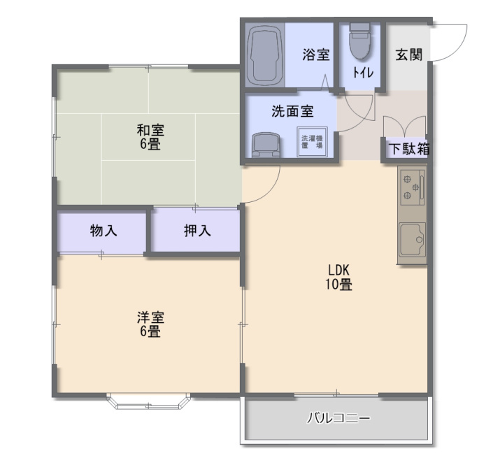 リュバンベールの間取り