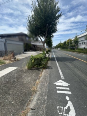 売地　豊橋市南牛川一丁目9番5の前面道路含む現地写真|前面道路含む現地写真