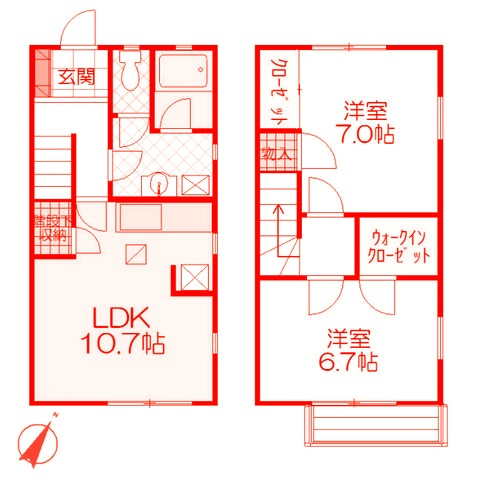 ゲンタラスＢの間取り