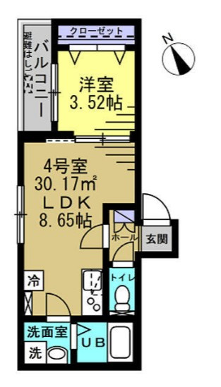 AJ新松戸017の間取り