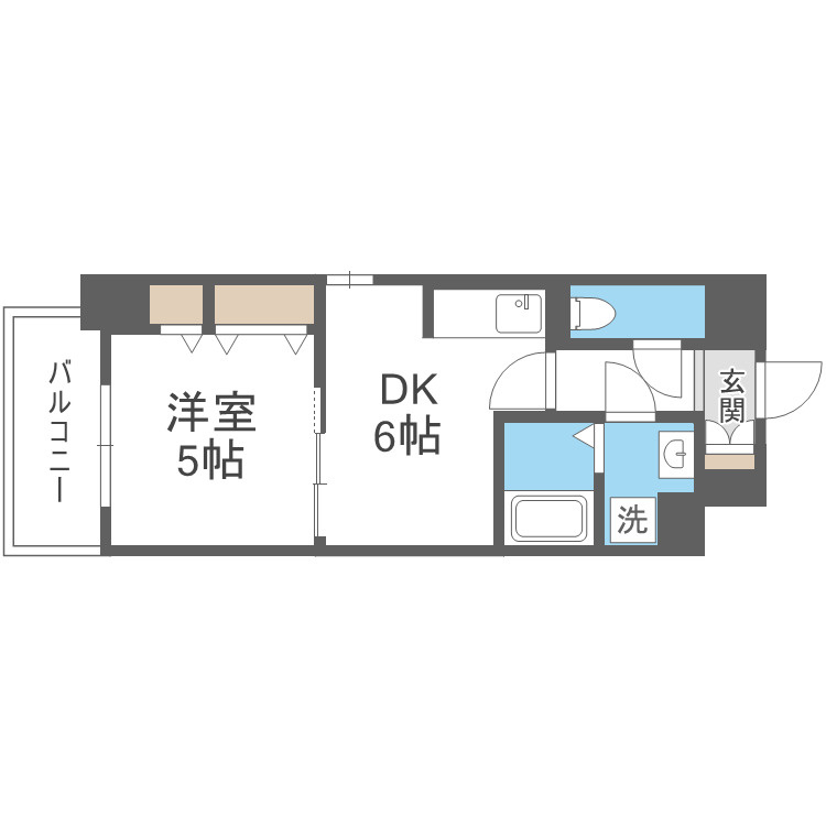 リアライズ鶴橋東Ⅱの間取り