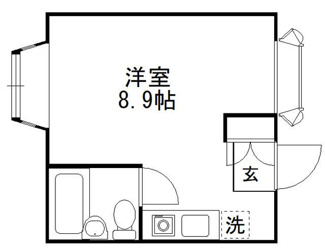 【間取り】 | ミルフィーユ富ヶ谷 | 間取りです。
