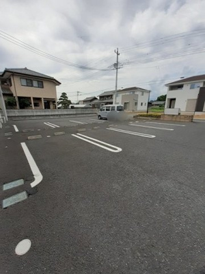 【駐車場】 | アンジュ・プレッソＡ | カースペースがあります