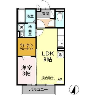 プレールルフランの間取り
