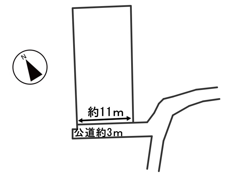６６５２４　岐阜市西荘４丁目土地