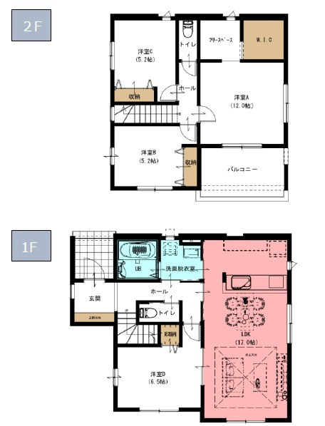 東根市中央【新築建売】の間取り|間取り図