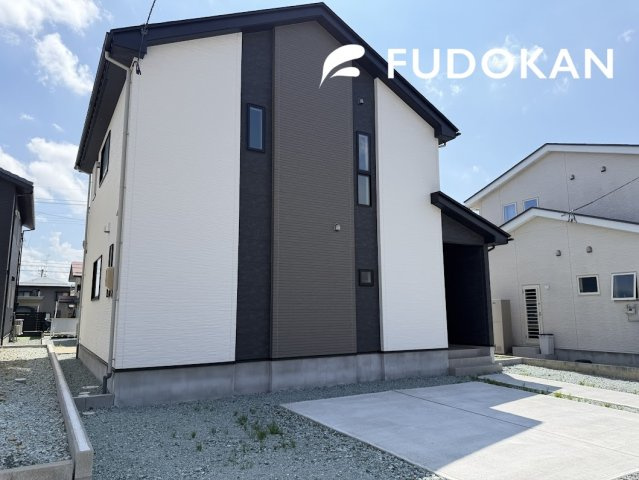 東根市中央【新築建売】の外観|建物完成しました。内覧ご予約受付中です！
