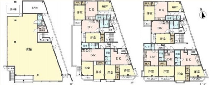 西東京市西原町１丁目の一棟マンションの間取り
