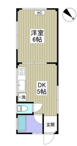 川越市霞ケ関東１丁目の賃貸マンションの間取り