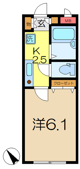 【間取り】 | ブリーズパレス上大岡