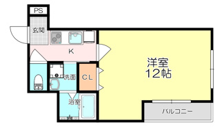 【間取り】 | フジパレス南塚口Ⅵ番館