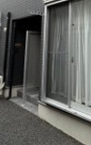 練馬区北町５丁目のアパートのエントランス