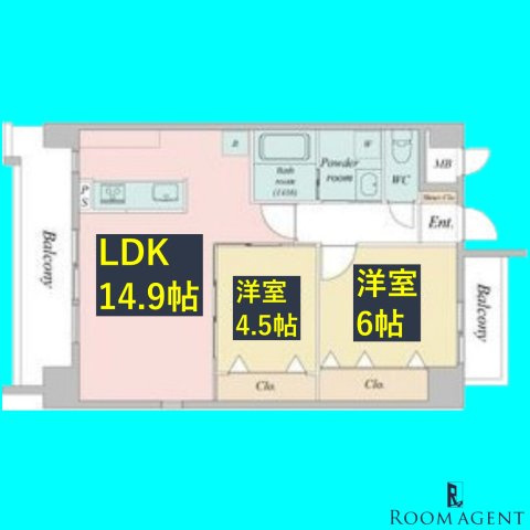 BERG大須の間取り