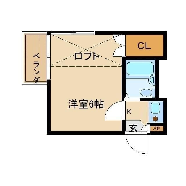 スプリングハウスの間取り|間取りです。