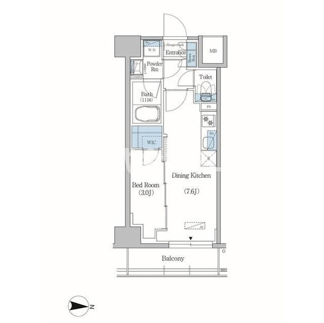 墨田区緑２丁目の賃貸マンションの間取り