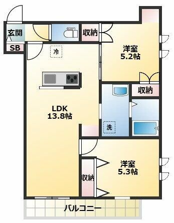 パーチェ藤沢の間取り