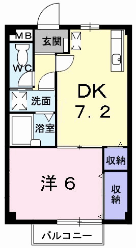 あうんハイツの間取り|間取図