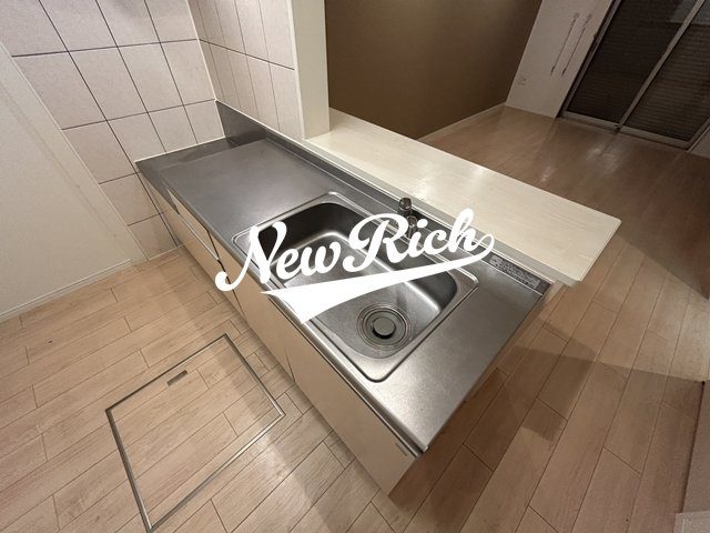 高崎市倉賀野町のアパートのキッチン