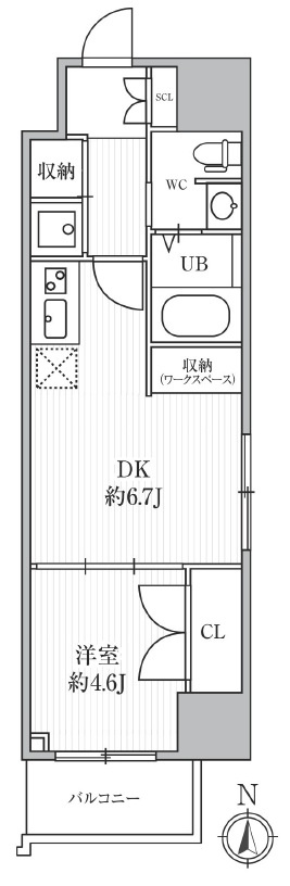 CAVANA＋YOTSUYA（カバナプラスヨツヤ）の間取り
