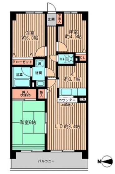 【間取り】 | フォレストパーク相模原