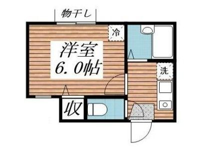エスポワールＹの間取り|間取りです。