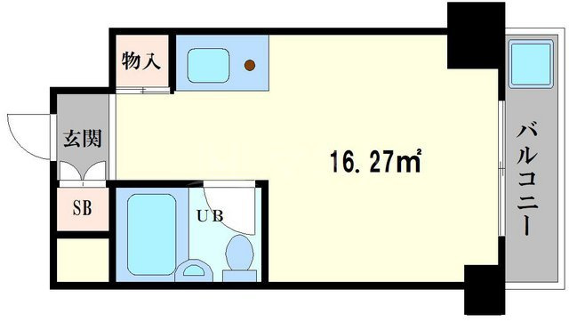 パレダイト谷町の間取り