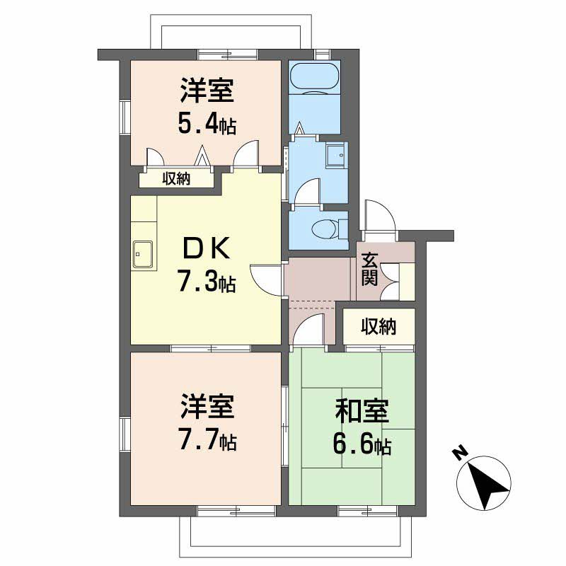 クールメゾン和泉C棟の間取り