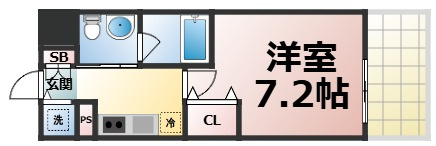【間取り】 | セイワパレス玉造　仲介手数料無料
