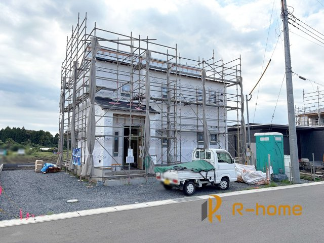 常陸大宮市石沢第3　新築戸建て　4号棟の外観|ご予約を頂ければ、『平日』はもちろん『早朝』や『夜間』もご見学可能です♪お気軽にお申し付けください♪