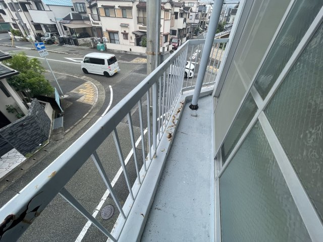 濱田マンションのバルコニー