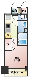 プレサンス東三国駅前グランクラスの間取り
