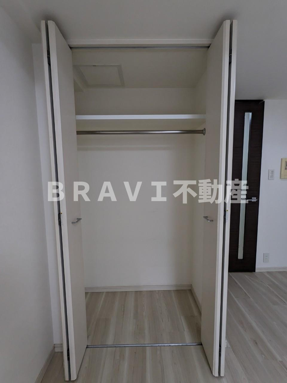 エスライズ本町東　BRAVI不動産の収納|【エスライズ本町東】大きなものも収納できそうです
