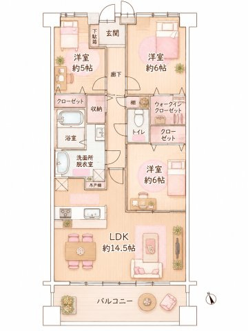 翠香園ガーデンハウスの間取り|間取り図はいかがですか？ご希望を叶える間取りですか？リビングの広さは？水回りの位置は？カウンターキッチン？など色々な情報が集約されています。弊社ではリフォームなどのご相談も承っております。