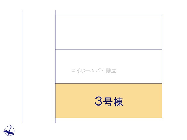 【区画図】 | 名古屋市中川区助光１丁目1705『仲介料無料』新築戸建て | 3号棟