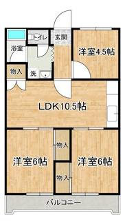 【間取り】 | グランメゾンつくば