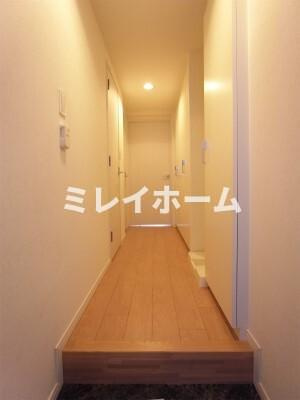 リブリ・K & W 上池台の玄関
