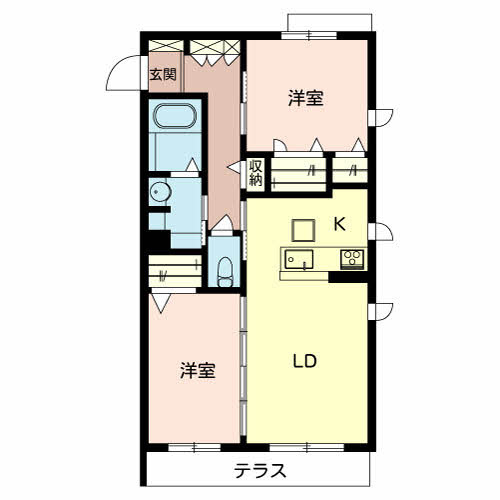 メゾンエイトの間取り