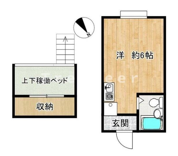 パンシオン川口の間取り