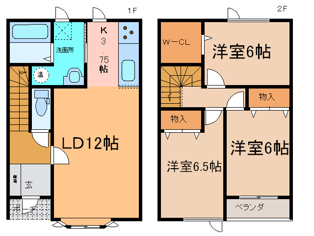 シャルールの間取り