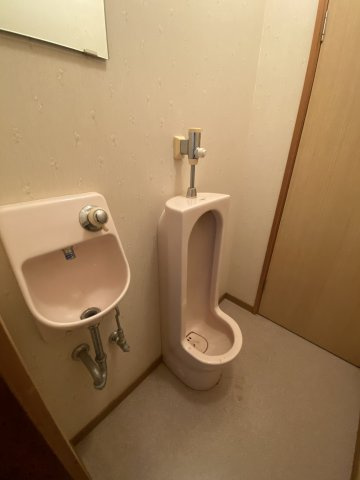 伊敷6丁目　中古戸建てのトイレ|小便器・手洗い場付きです。
