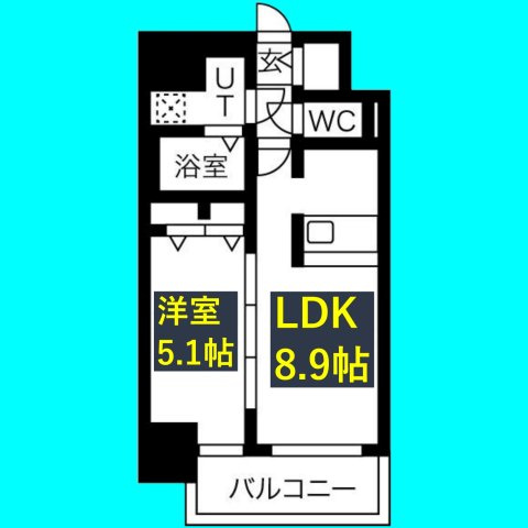メイクス熱田神宮の間取り