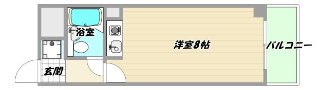 大阪市淀川区東三国３丁目の賃貸マンションの間取り