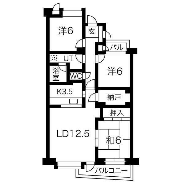 ドルチェ甲子園の間取り