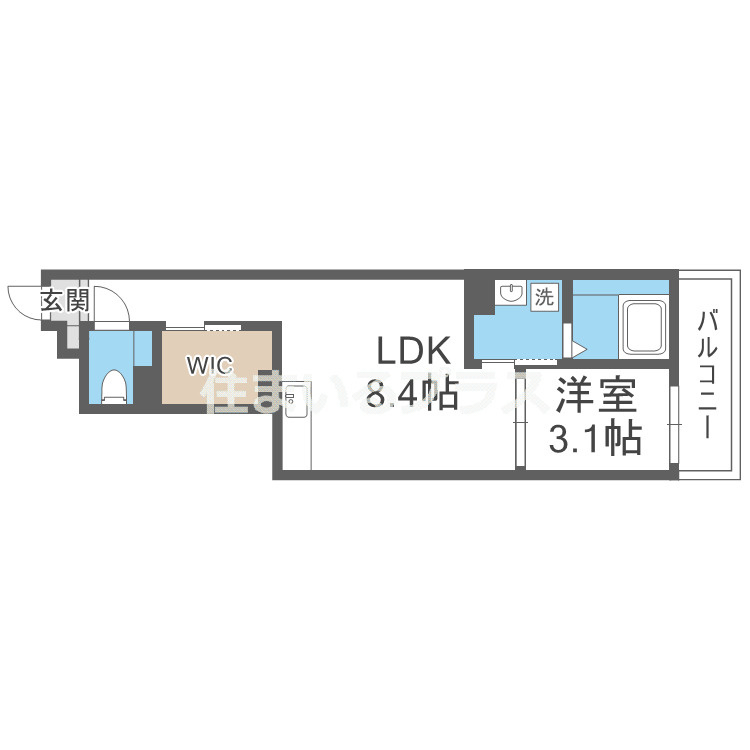 Ｓ－ＭＯＶＥ大阪鶴見の区画図