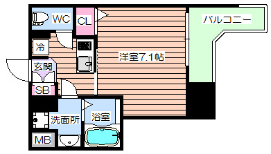 【間取り】 | プランドール大手前レジデンス
