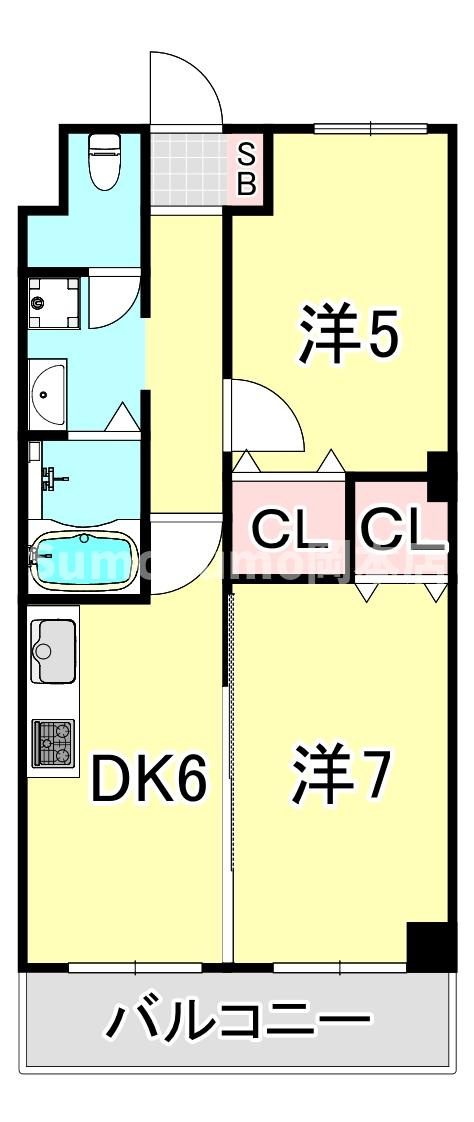 グランドライフ青木の間取り