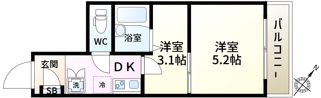 エル・ヴィーナ新小岩の間取り